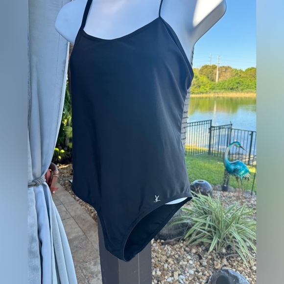 NEW YORK BLACK Synchro Swimsuit one piece M - Picture 10 of 13